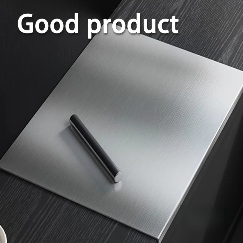 Large Foldable Stainless Steel Chopping Board, 30 to 50cm