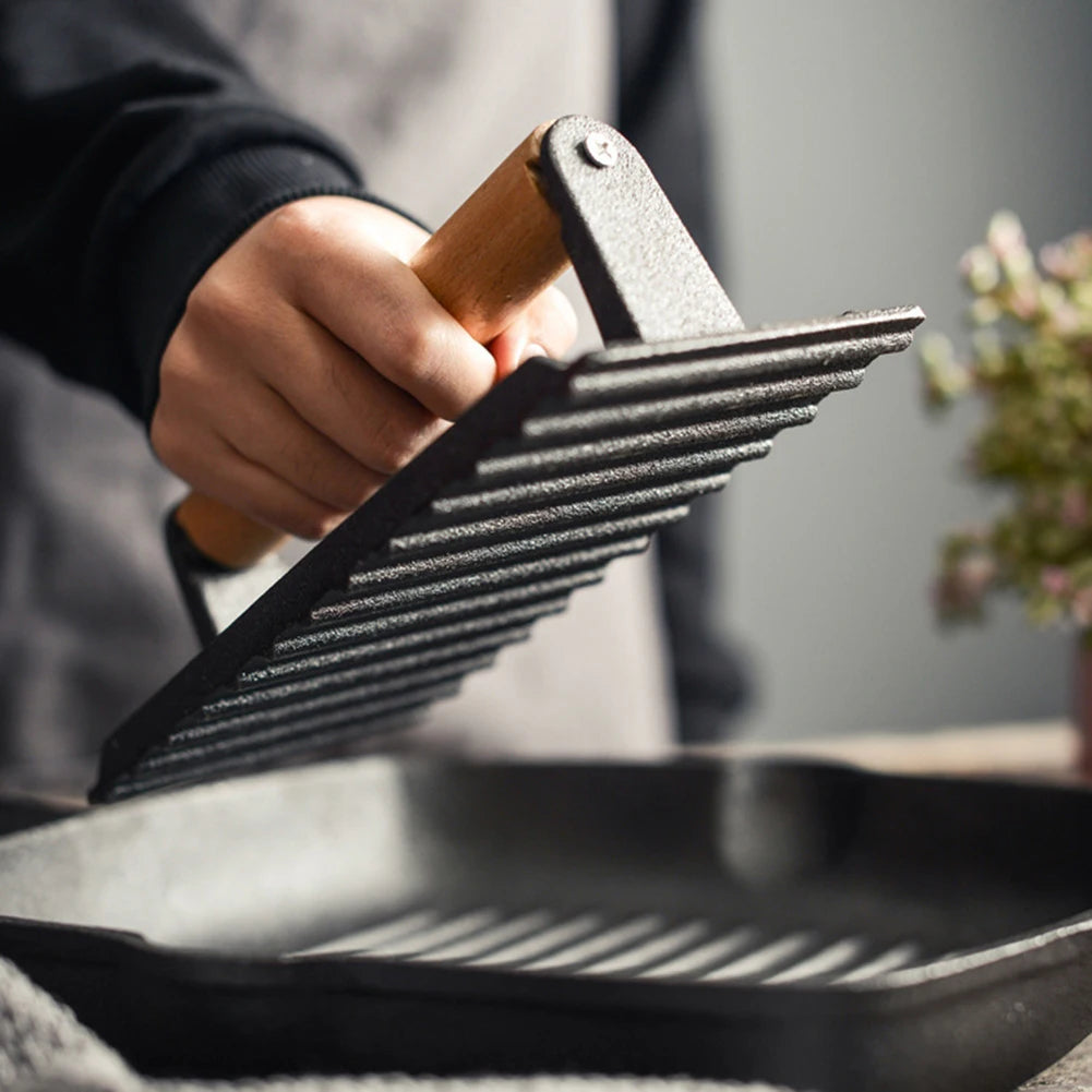 Heavy-Duty Burger and Steak Press with Handle