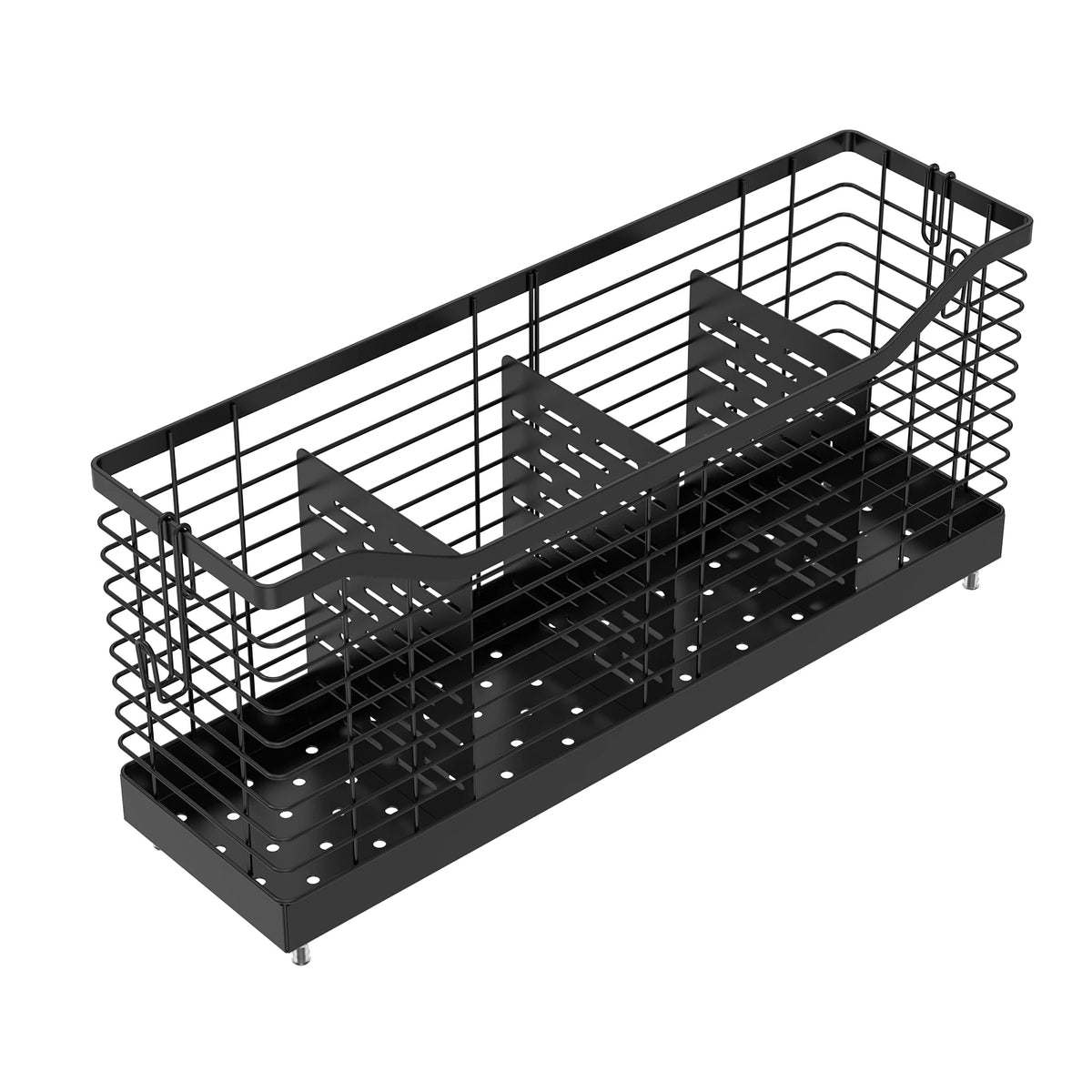 Stainless Steel Utensil Storage Rack, Hanging Cutlery and Chopstick Holder, 2, 3 or 4 Grid