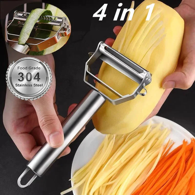 Potato Spiral Cutter Tower Maker, Vegetable Slicer Set, 1 Set, 2 in 1 or 4 in 1