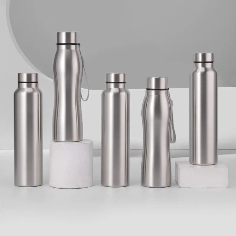 1 Litre Stainless Steel Sports Water Bottle, Single Wall