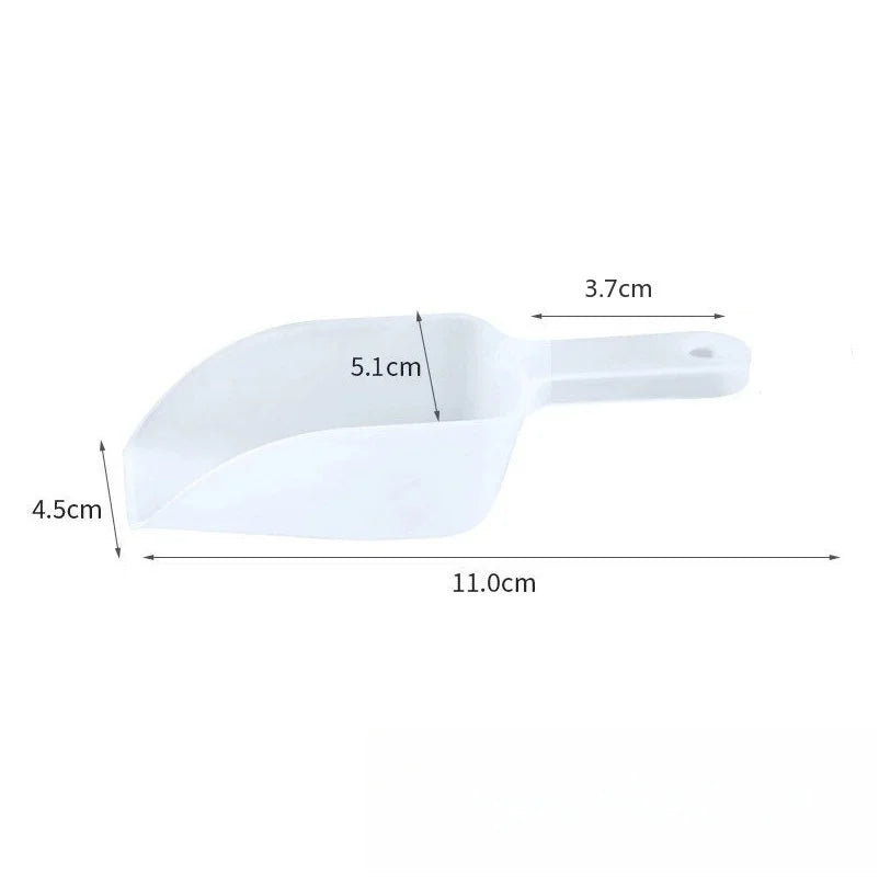 Mini Plastic Scoops, 1 to 10 Pack, for Ice, Candy and Dry Goods