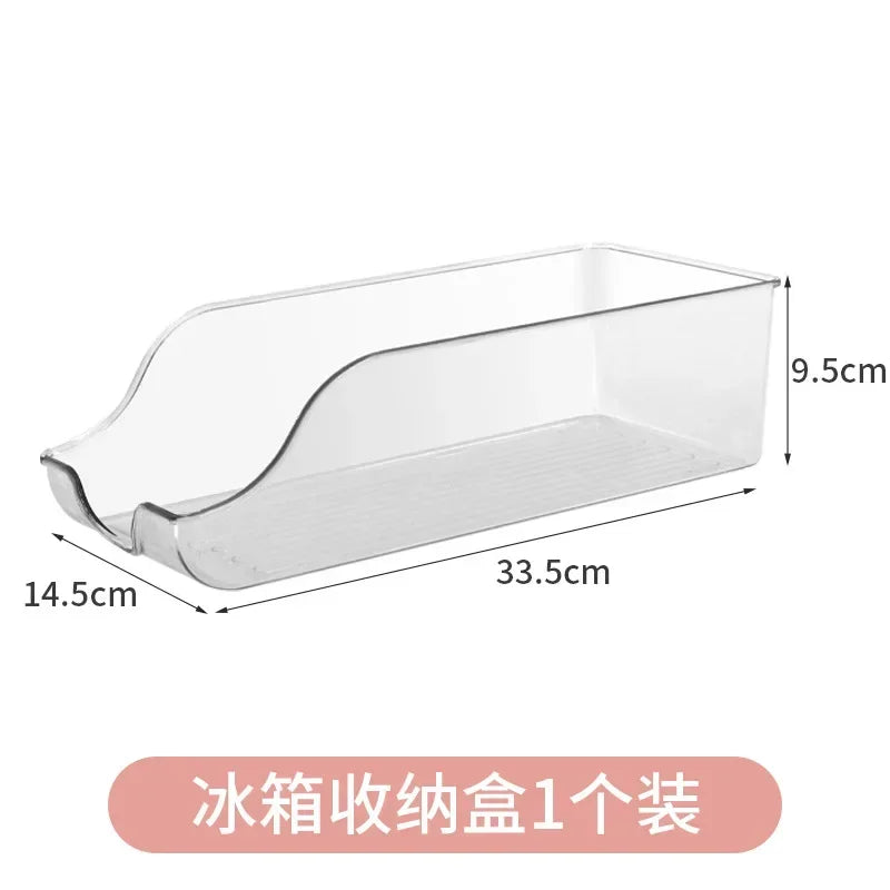 Fridge Organiser Bins and Rolling Can Dispenser