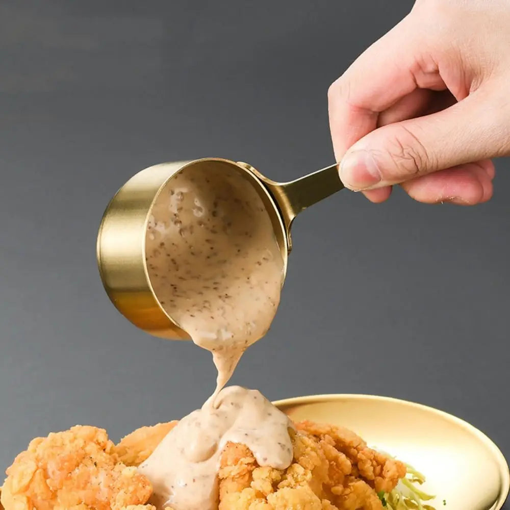 Stainless Steel Mini Sauce Cups with Handle, 50 to 100ml