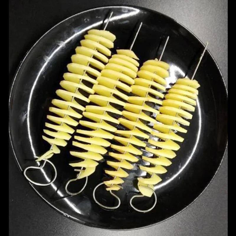 Potato Spiral Cutter Tower Maker, Vegetable Slicer Set, 1 Set, 2 in 1 or 4 in 1