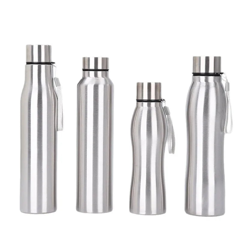 1 Litre Stainless Steel Sports Water Bottle, Single Wall
