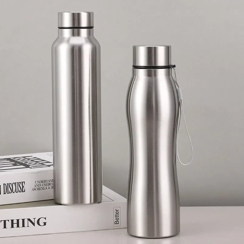 1 Litre Stainless Steel Sports Water Bottle, Single Wall