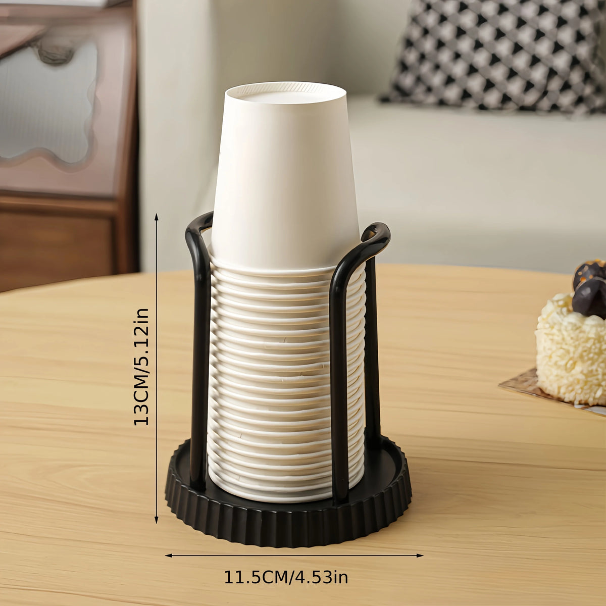 Paper Cup Holder and Dispenser for Kitchen Worktop