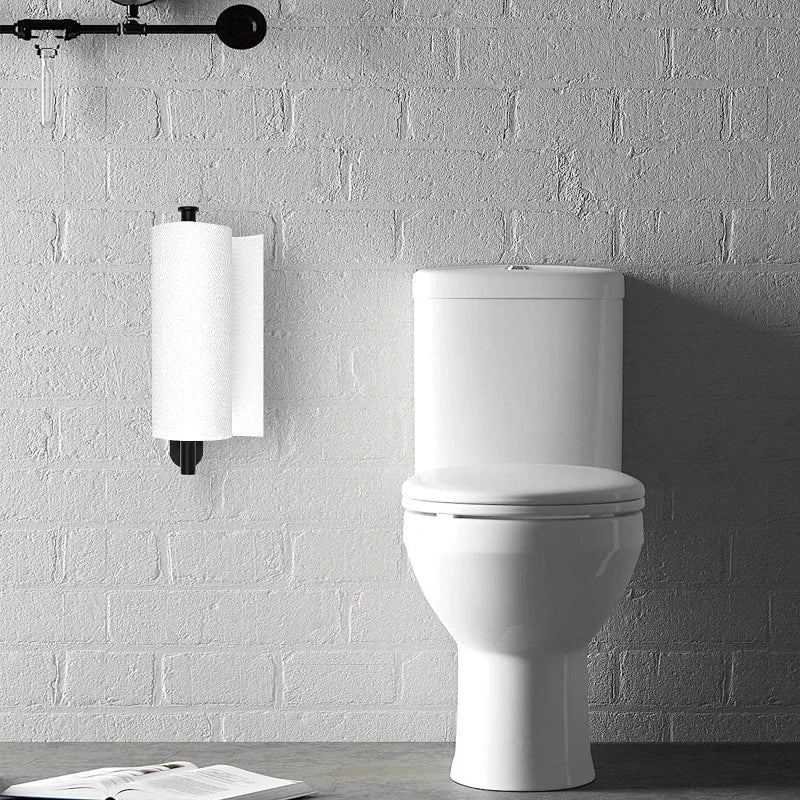 Adhesive Stainless Steel Kitchen Roll and Toilet Paper Holder