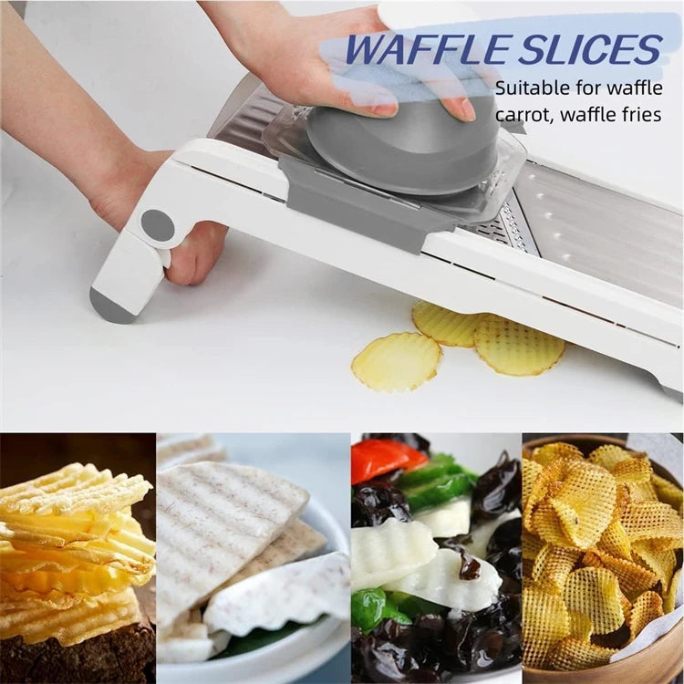 18-in-1 Adjustable Mandoline Vegetable Slicer and Julienne Cutter