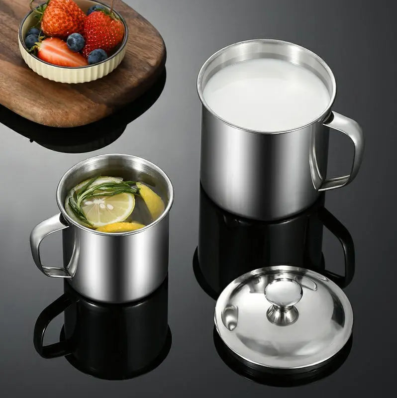 Stainless Steel Travel Mug and Camping Cup, 50 to 400ml