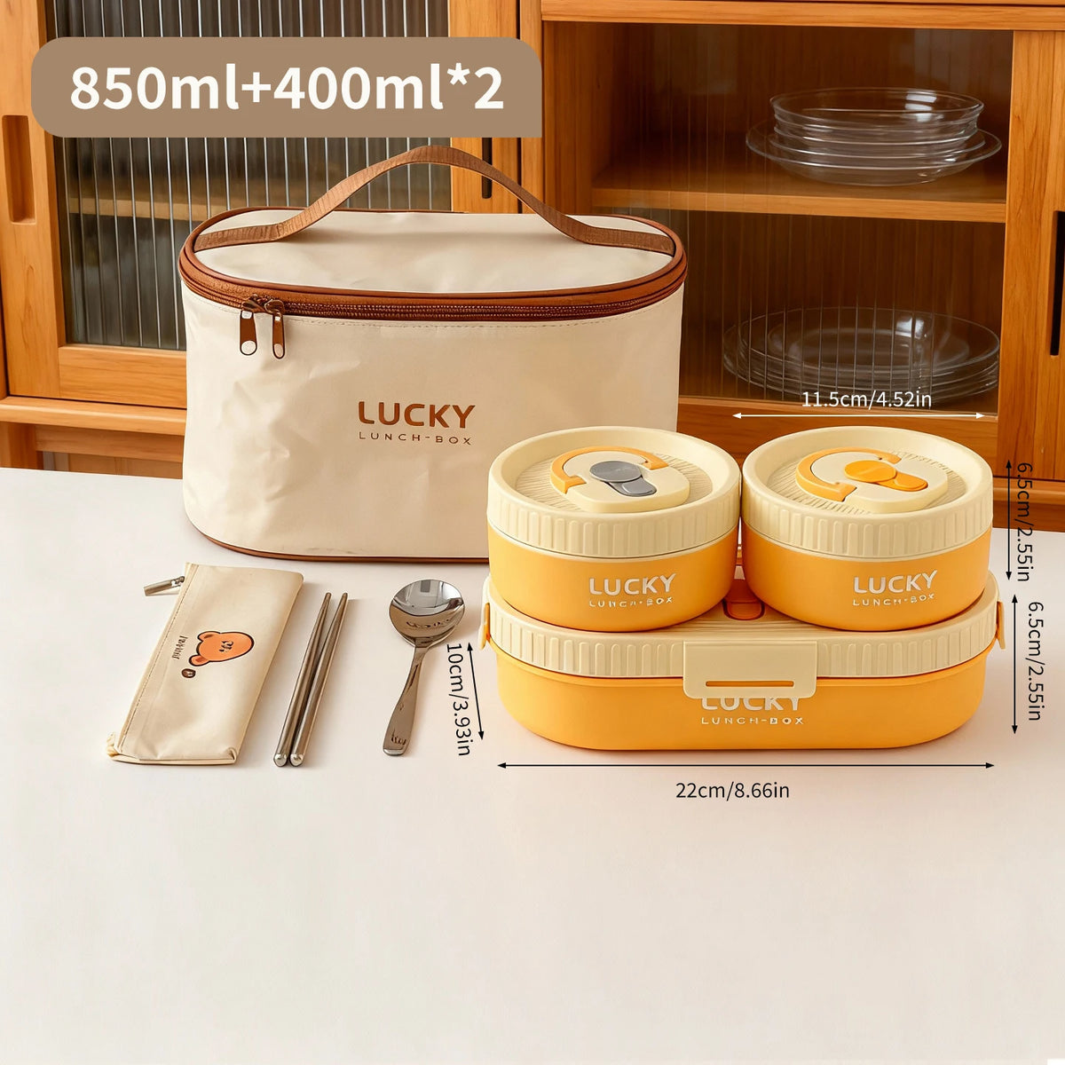 304 Stainless Steel Oval Insulated Lunch Box with Dividers, Leak-Proof, 850 to 1650 ml
