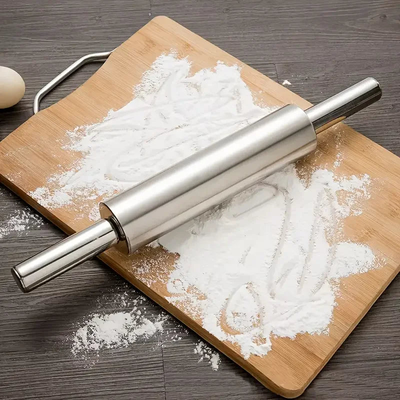 Stainless Steel Rolling Pin, Non-Stick Surface, 2 Sizes