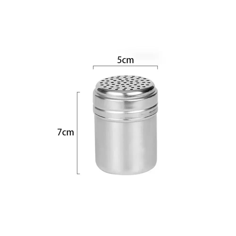 Stainless Steel Seasoning Shaker with Rotating Lid