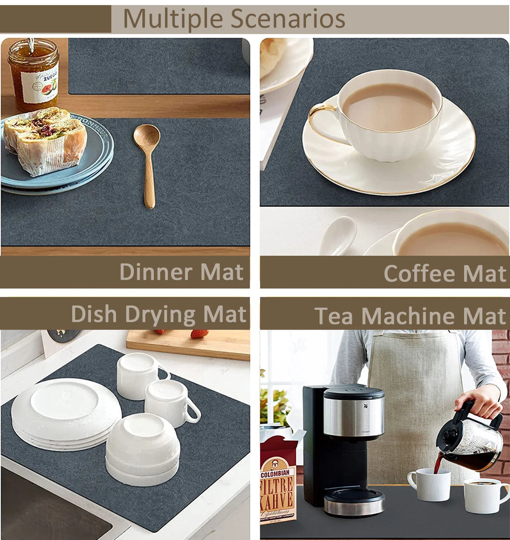 Super Absorbent Quick-Dry Kitchen and Bathroom Mat