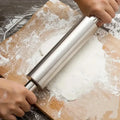 Stainless Steel Rolling Pin, Non-Stick Surface, 2 Sizes