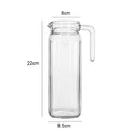 1.1 L Transparent Plastic Water Jug with Lid, for Juice, Tea, Milk and Parties