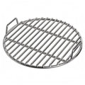 Barbecue Grill Rack Stainless Steel Circular Grate with Handles Grill Tool for Roasted Meat Outdoor BBQ
