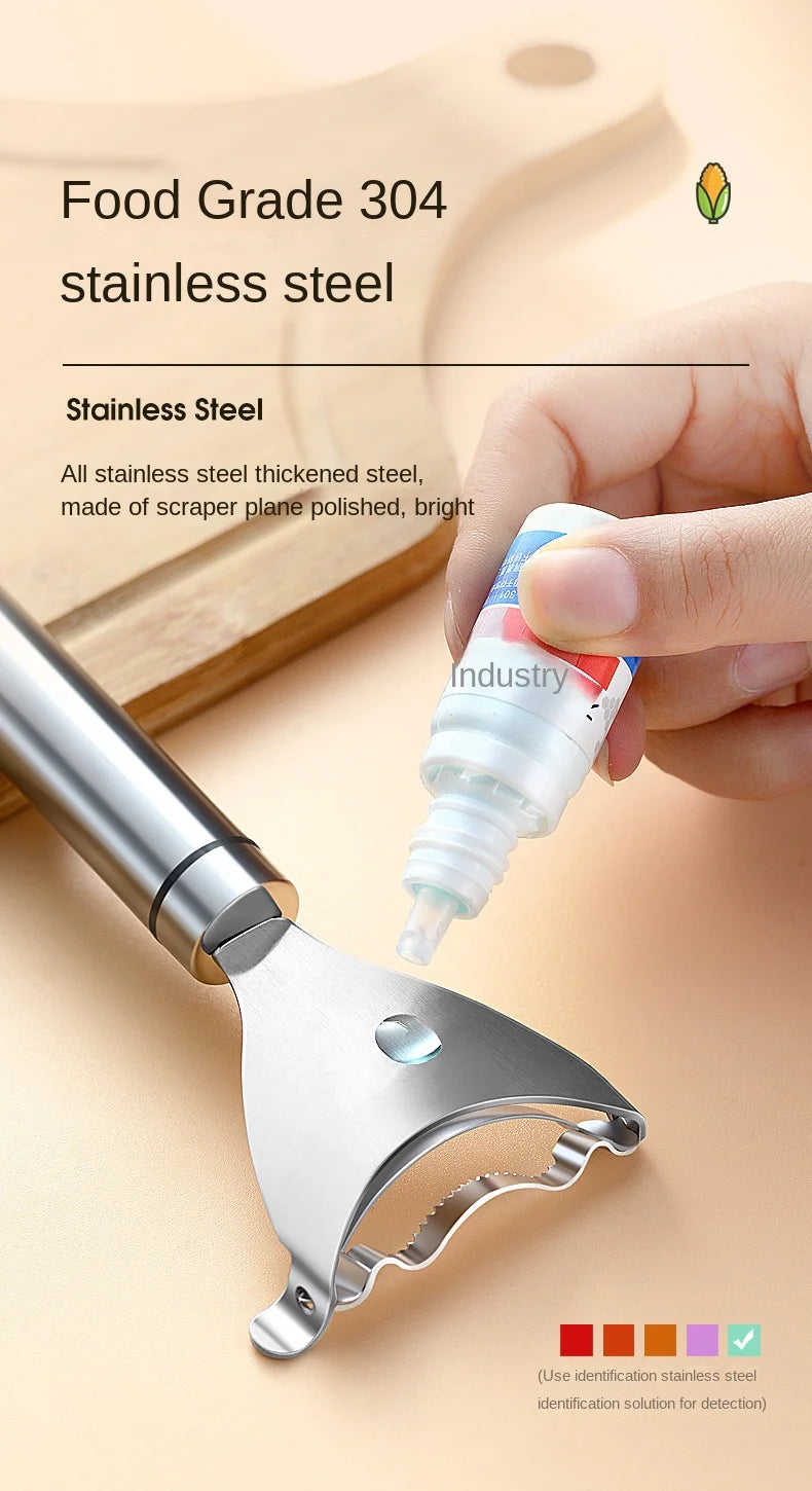 Stainless Steel Corn Stripper and Kerneler, Corn Cob Peeler Tool