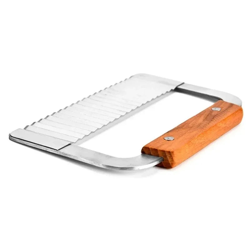Stainless Steel Crinkle Cutter for Chips and Vegetables