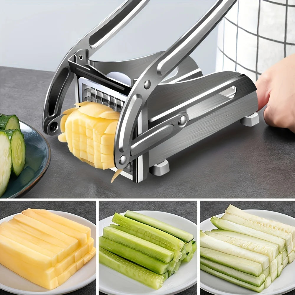 Stainless Steel Vegetable Chopper and Chip Cutter