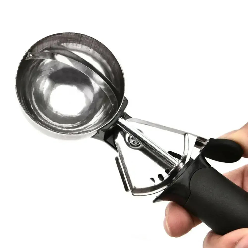 Stainless Steel Ice Cream Scoop with Trigger Release