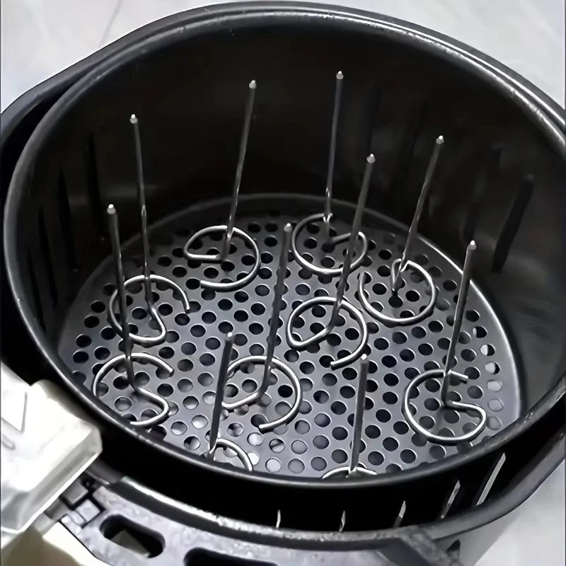 Stainless Steel Skewers for Air Fryer and Oven, 10 Pack