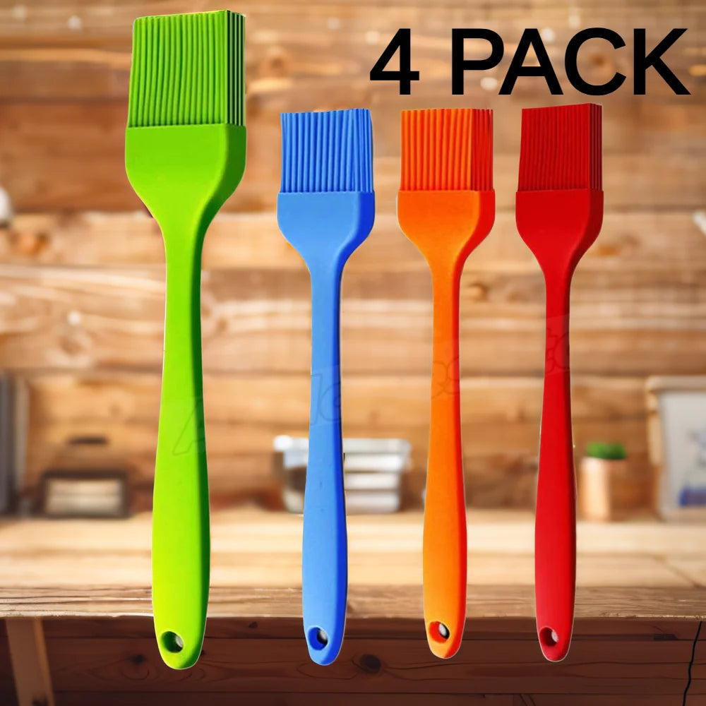 Silicone Basting and Pastry Brushes, Packs of 1 to 3