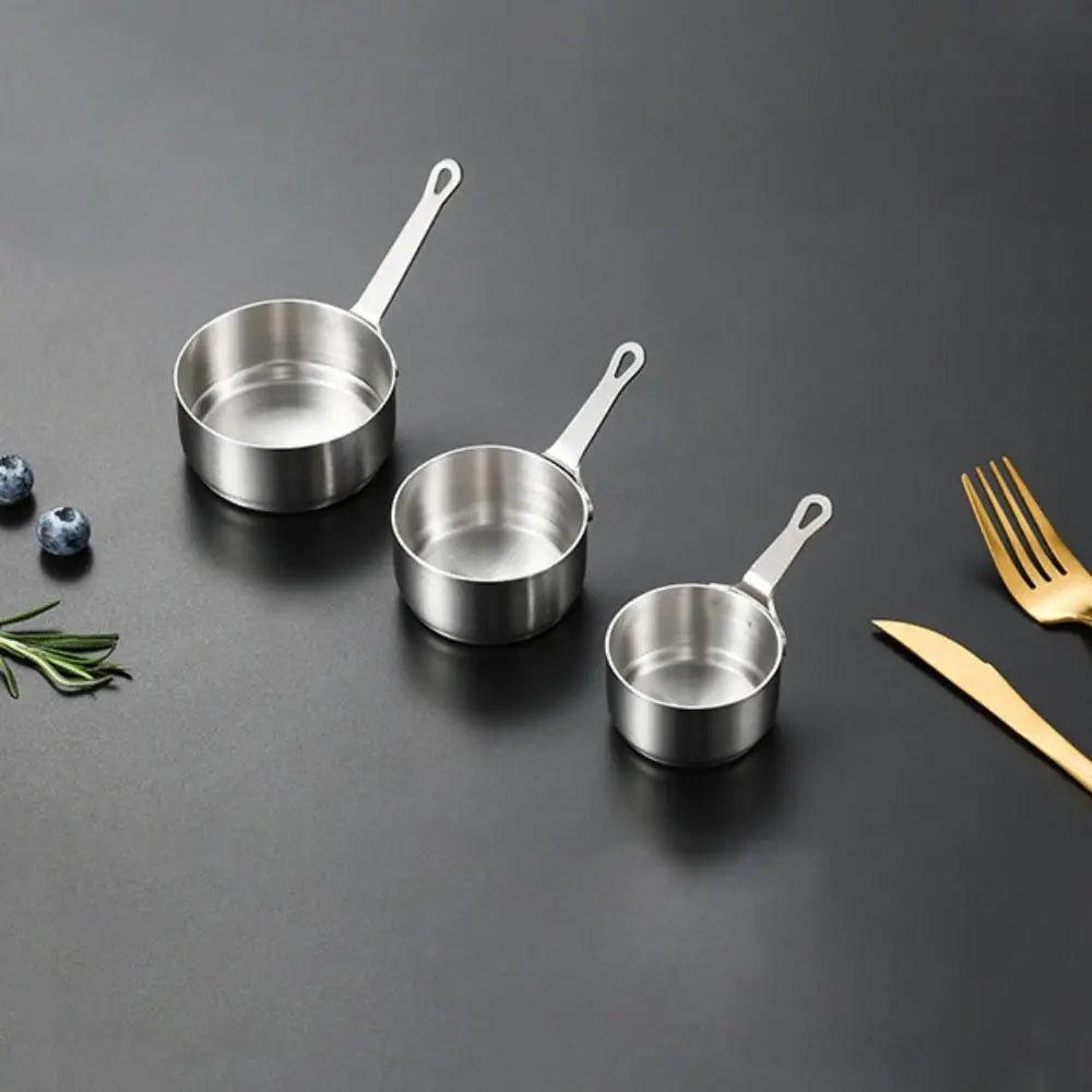 Stainless Steel Mini Sauce Cups with Handle, 50 to 100ml