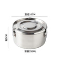 304 Stainless Steel Leak-Proof Lunch Box, Bento Box for Picnic and Work, 350 ml to 3000 ml