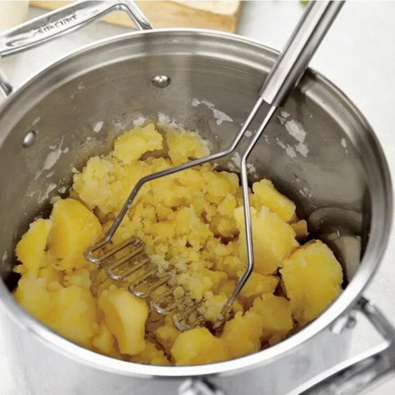 Stainless Steel Potato Masher, Wave Head