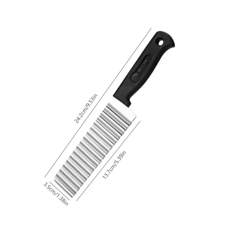 Stainless Steel Crinkle Cutter for Chips and Vegetables