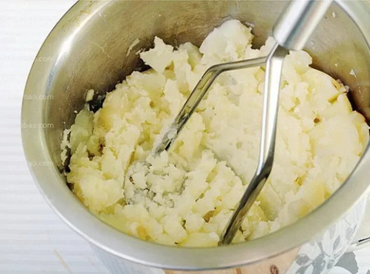 Stainless Steel Potato Masher, Wave Head