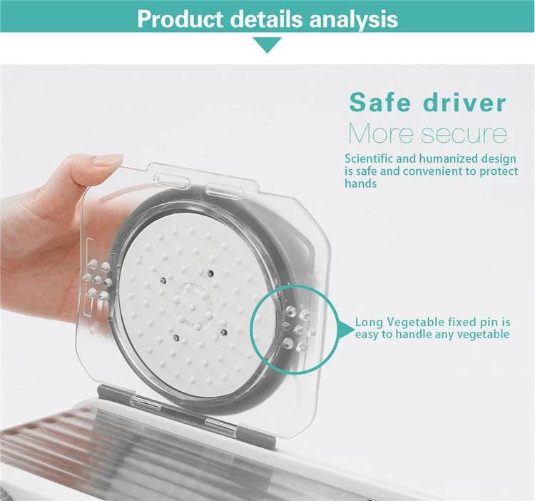 18-in-1 Adjustable Mandoline Vegetable Slicer and Julienne Cutter
