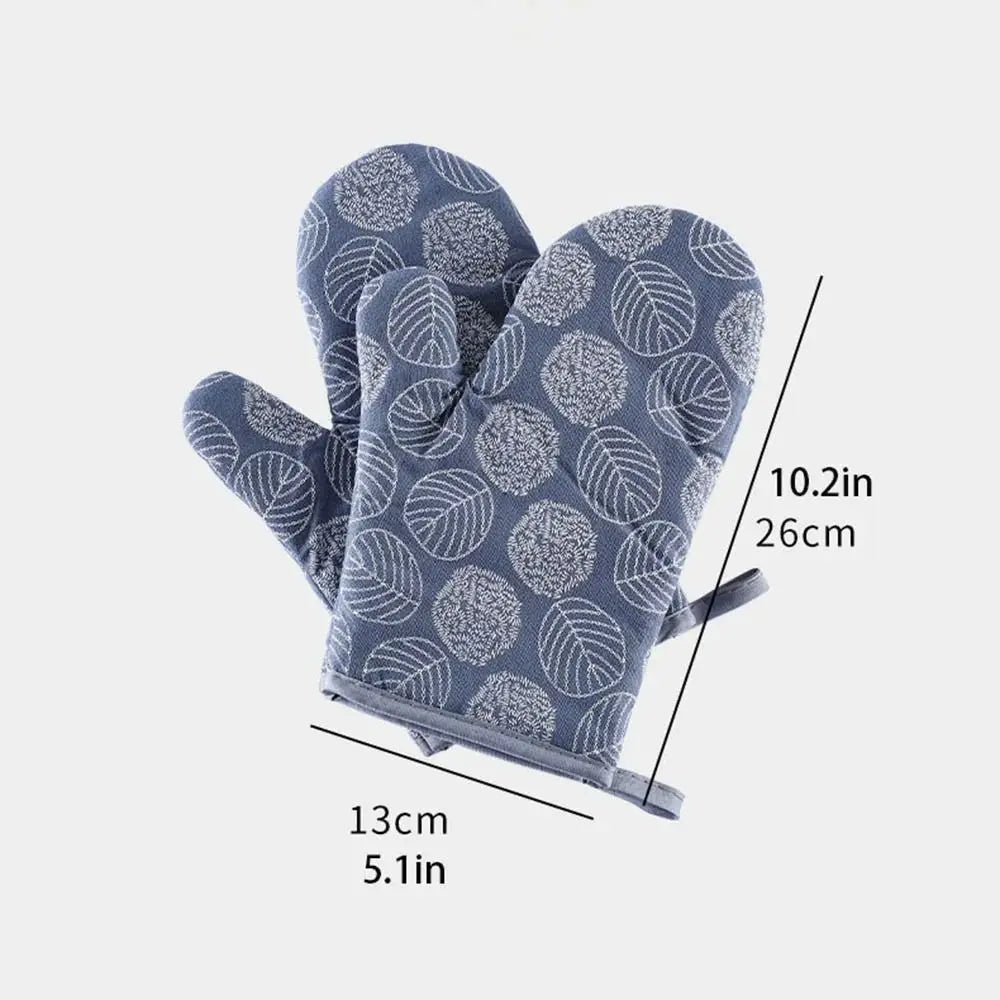 Padded Microwave Gloves, Kitchen Mitts for Dishes and Trays, 26 x 13 cm