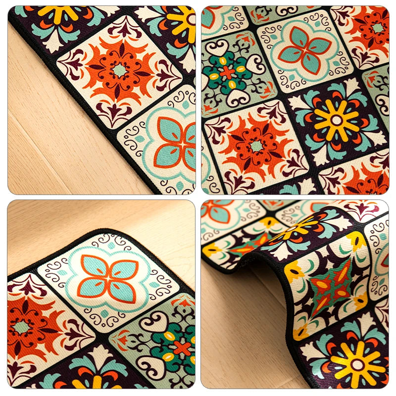 Soft Washable Kitchen Floor Mat and Runner, Anti-Slip, 40 to 160cm