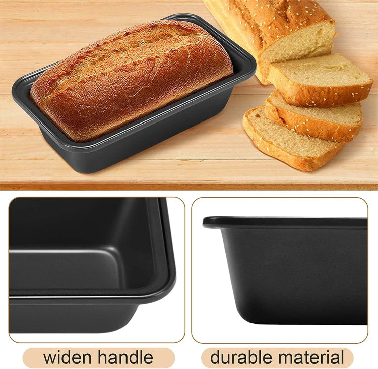 Nonstick Carbon Steel Loaf Pan, Bread, Brownie and Meatloaf Tin, 5 Sizes