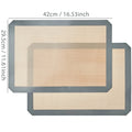Silicone Baking Mats, 42 x 29.5cm, 2 Pack