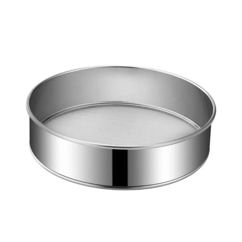 Stainless Steel Flour Sieve, Ultra-Fine 60 Mesh, 15 to 30cm