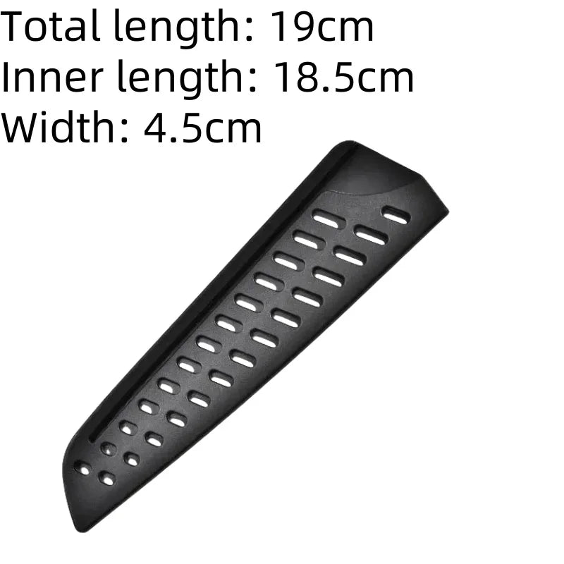 Kitchen Knife Sheath Black Plastic Knife Covers Knife Blade Protector Cover Guards Case Kitchen Accessories кухонні аксесуари