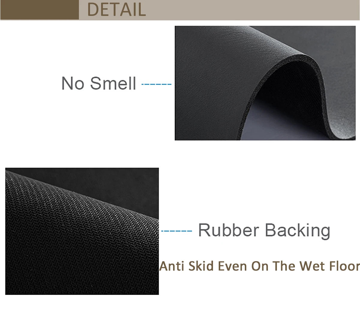 Super Absorbent Quick-Dry Kitchen and Bathroom Mat