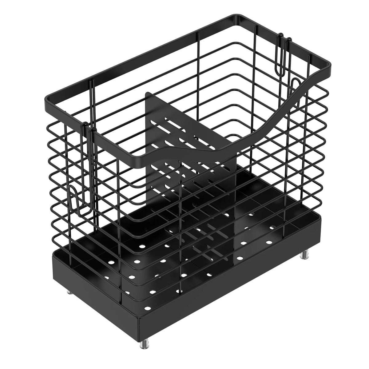 Stainless Steel Utensil Storage Rack, Hanging Cutlery and Chopstick Holder, 2, 3 or 4 Grid