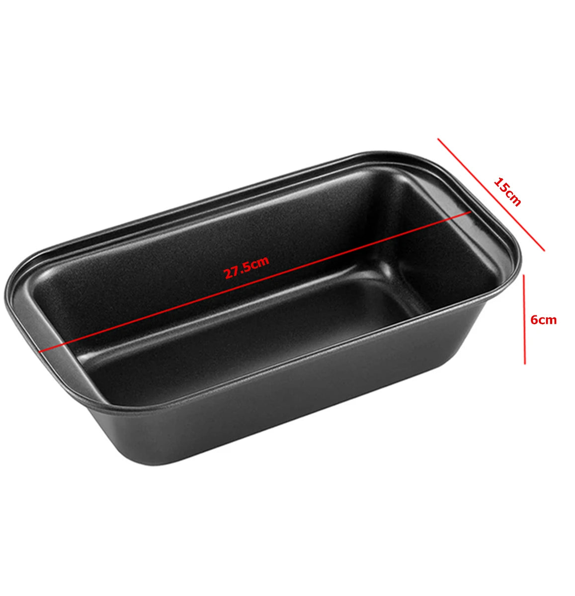 Nonstick Carbon Steel Loaf Pan, Bread, Brownie and Meatloaf Tin, 5 Sizes