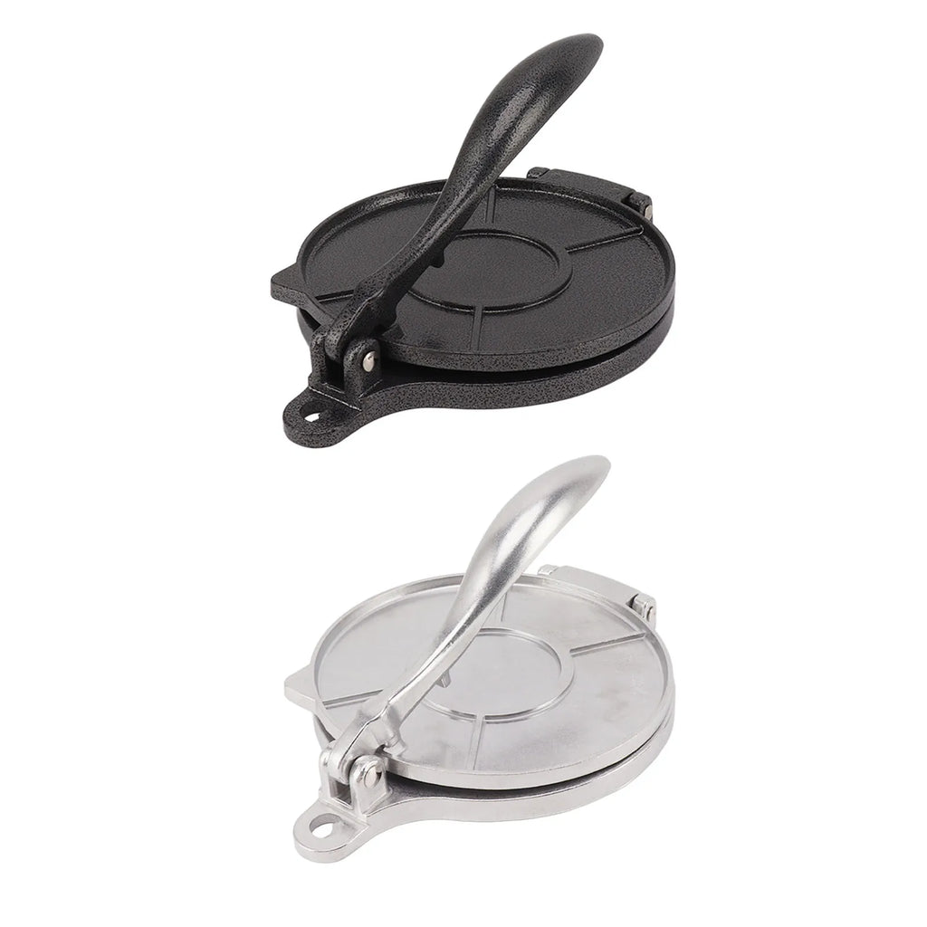 Aluminium Alloy Tortilla Press, Manual Dough Press for Tortillas, Pizza and Patties, 16 or 20 cm
