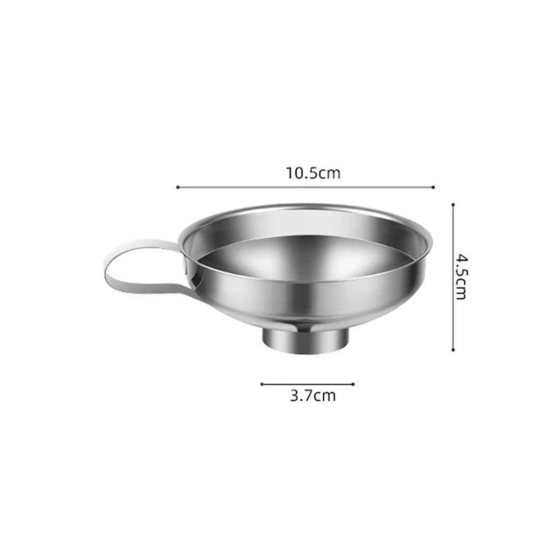 Stainless Steel Wide Mouth Funnel for Jars and Canning, Small or Big