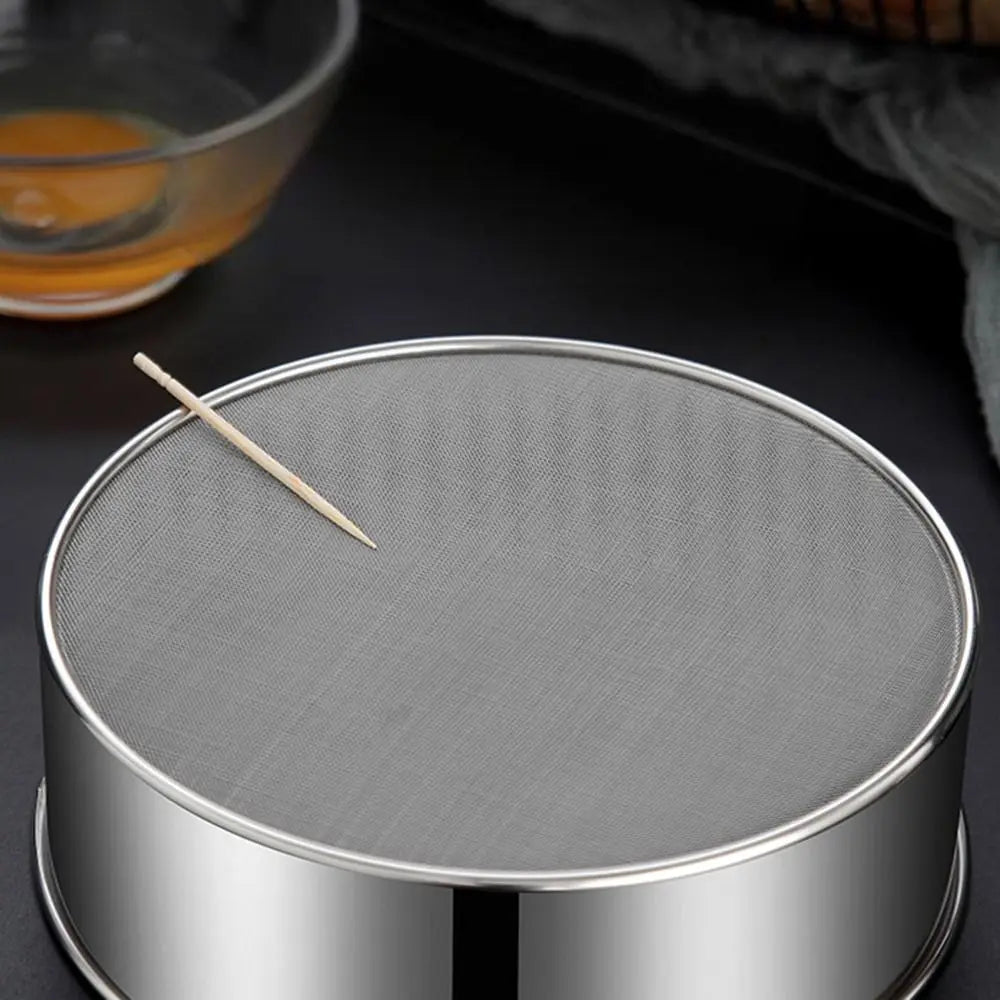 Stainless Steel Flour Sieve, Ultra-Fine 60 Mesh, 15 to 30cm