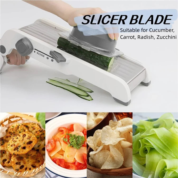 18-in-1 Adjustable Mandoline Vegetable Slicer and Julienne Cutter