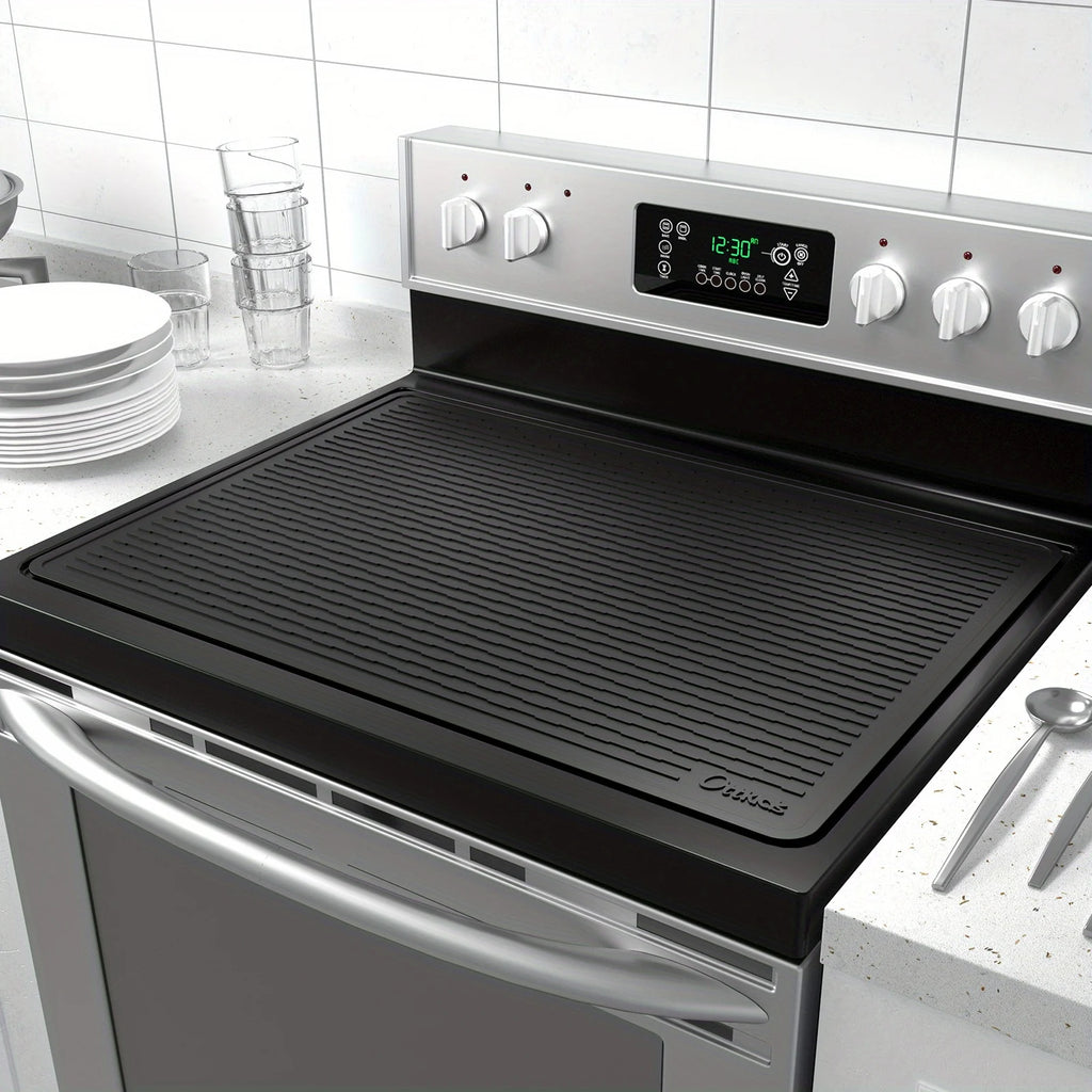 Silicone Stove Top Cover and Dish Drying Mat, 70x50cm, 3mm