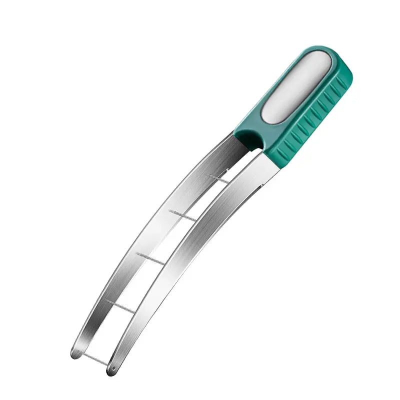 Stainless Steel Watermelon Cube Cutter Slicer, Fruit Knife for Melon Salads and Platters
