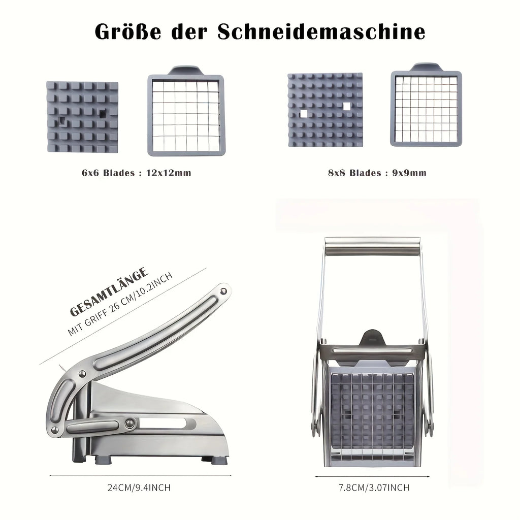Stainless Steel Vegetable Chopper and Chip Cutter